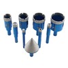 Dry Diamond Core Drill Bit Set,BRSCHNITT Diamond Tile Hole Saw