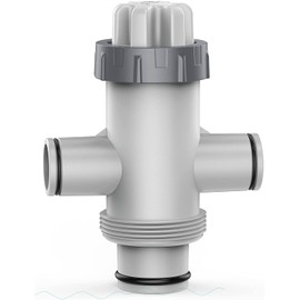 Deeroll Dual Split Hose Plunger Valve - Swimming Pool Accessories Replacement Plunger Valve with Dual Inlets
