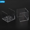 sourcing map 6pcs Baseball Display Case, Acrylic Square Baseball Holder