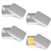 Soap Dish with Lid, 4 Pack Aluminum Soap Box, Leakproof