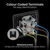 BG Electrical Unswitched Fused Connection Unit with LED Power Indicator