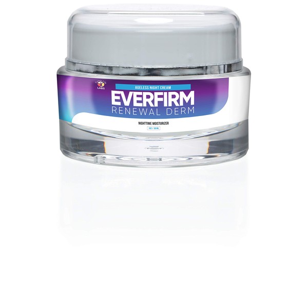 Everfirm - Renewal Derm - Anti Aging Night Time Moisturizer - Treat your skin while you sleep to help repair years of damage in a fraction of the time. Powerful actives to treat and repair your skin