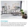 METALLIXITY 8PCS Square Rubber Chair Leg End Covers (20mm x