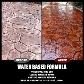 Paver Sealer - Wet Look Stone Sealer 32oz Color Enhancing Driveway Sealer for Long-Lasting High Gloss Protection - Stain Proof Patio Paver Gloss Enhancer for Outdoor & Indoor Slate, Floor, Standsotne