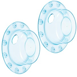 2 Pack Bathtub Overflow Cover,Bathtub Stoppers,6.1 Inch PVC Bathtub Overflow Drain Cover Plug for Deep Water Bath, Universal Fit for Tub Drains Hole,Mint Green