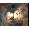Black Rustic Wall Sconce Lantern, Farmhouse Wall Light Fixture for