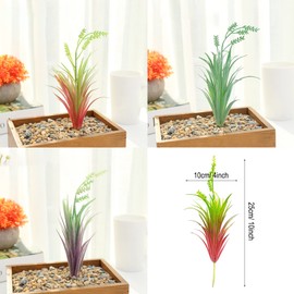 Cayway 7PCS Artificial Succulent Plants, Multicolor Faux Fake Succulents, Succulent Assortment in Flocked in Different Type for Birthday Home Decor Indoor Garden DIY