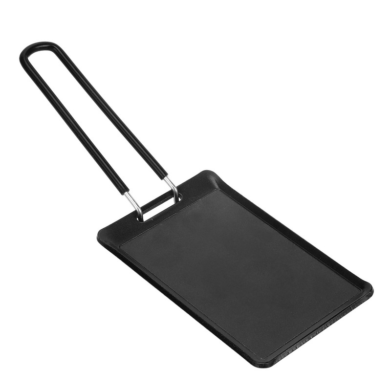 Portable Grill Pan with Handle Non Stick Barbecue Plate Camping