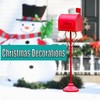 Phaxth Metal Christmas Letters to Santa Mailbox, 37" H North
