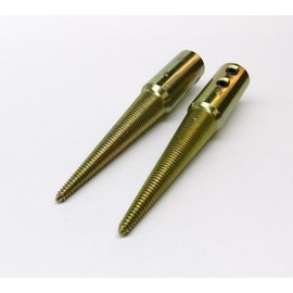 Tapered Spindles USA Buffing Wheel Set of 2 R & L with 1/2” Id Hole Polishing Motor