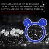 Wevdn Bling Car Engine Start Button Cover, Rhinestone Ring Start