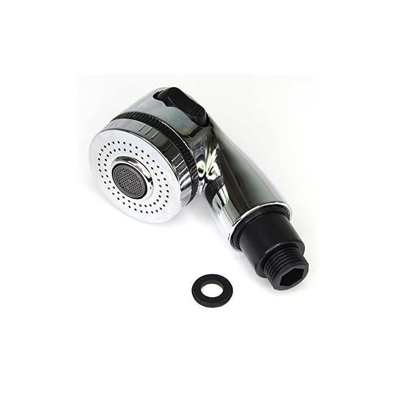 Lomansa Shampoo Bowl Sprayer Head - Silver Head with Black