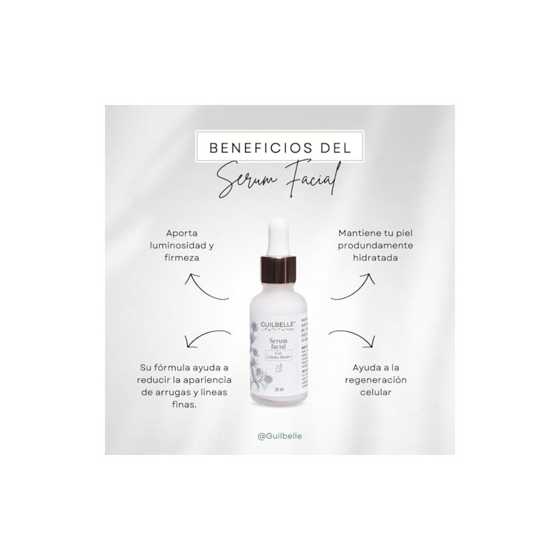 Kit 2 piezas Guilbelle Serum Facial con clulas madre 30ml