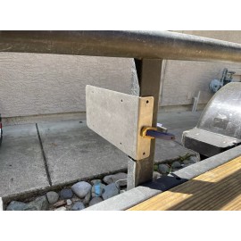 Elevate Metalcraft Side Mount License Plate Holder Trailer Flatbed RV Heavy Duty Steel Bolt On