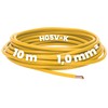 Kalitec 10 Metres H05V-K 1 mm² Yellow Wiring Cable I