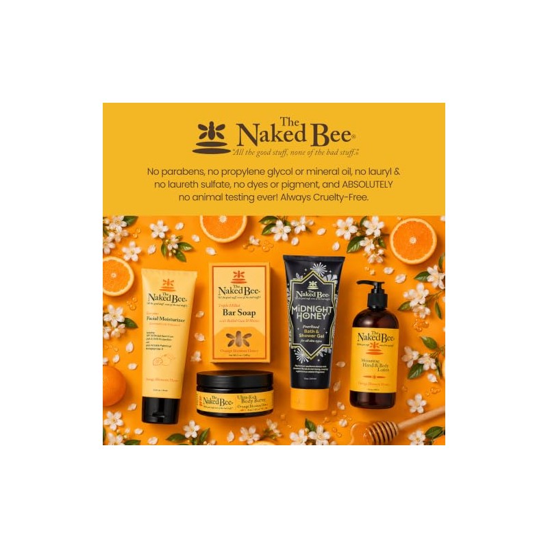 Naked Bee Grapefruit Blossom Honey Hand and Body Lotion Large