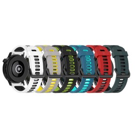 Watch Bands Compatible for Garmin forerunner 255/255 Music/265 Watch Band Strap Replacement Bracelet for FITVII H56/FT26 Fitness Tracker 1.7 inch