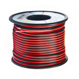 TUOFENG 20AWG Electrical Wire 100 ft Red Black Hookup Wire 12V/24V DC Cable LED Strips Extension Wire,20 Gauge Stranded Wire for Doorbell,LED Ribbon Lamp Tape Lighting