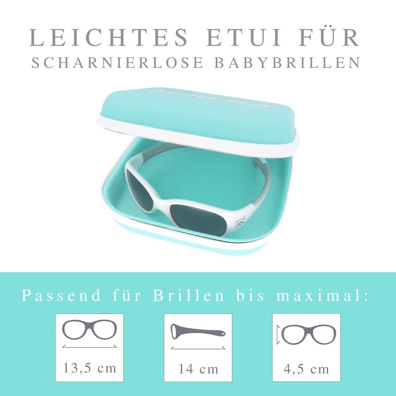 ActiveSol Baby Extra Large Glasses Case for Hingeless Glasses Hard