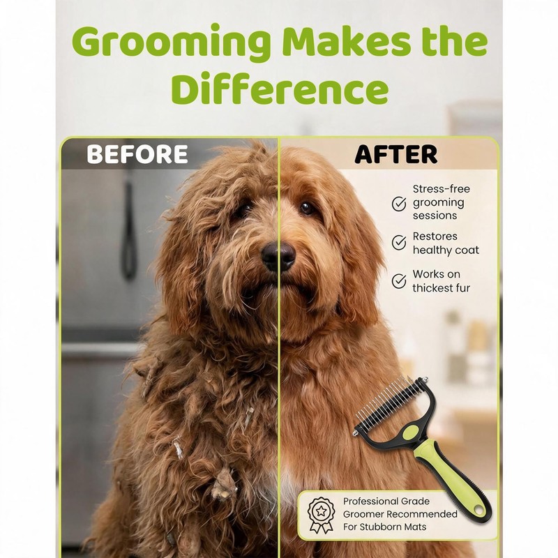3 in 1 Undercoat Brush Dog Brush Undercoat Cat Brush