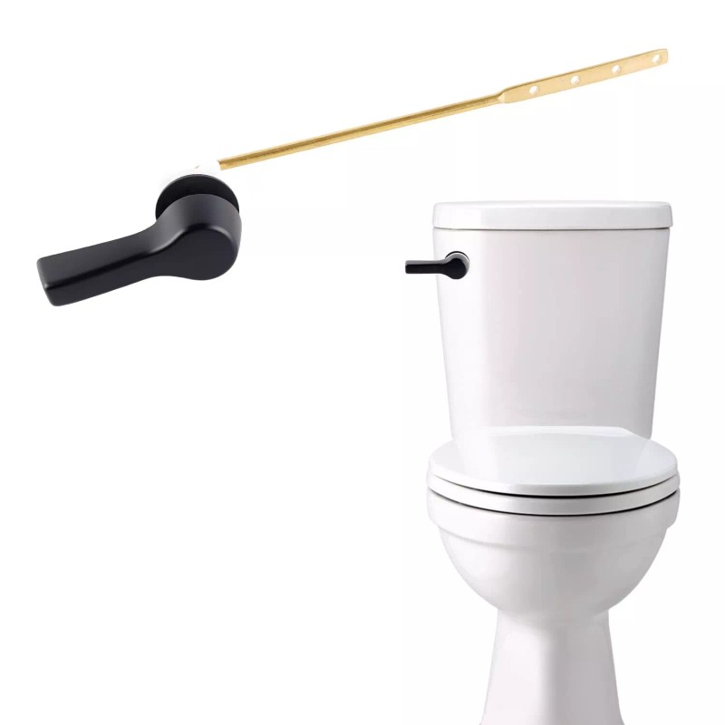 Hibbent Toilet Tank Flush Lever Replacement, Universal Front Mount Handle