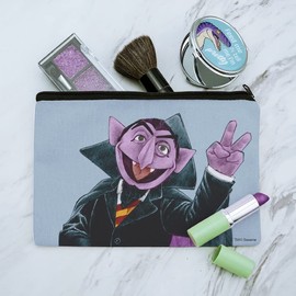 GRAPHICS & MORE Sesame Street Vintage Count Von Count Accessories Pencil Pen Bag Organizer Pouch