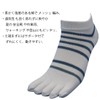 Hayashi AG938 Men's 5 Toe Deodorizing All Mesh Socks for