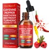 Cayenne Pepper Liquid Drops 60ml | 9-in-1 Liquid Supplement |