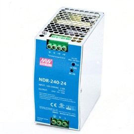 TorqCali NDR-240-24: Highly Efficient and Reliable 24VDC / 10A / 240W DIN Rail Power Supply for Various Industrial Applications