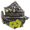 Japan 100 Famous Mountains [Pin Badge] Eiko Trekking Mountain Climbing