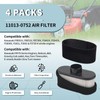 LSJWLY 4 Pack 11013-0752 Air Filter for Kawasaki FR691V FR651V