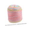 Gadpiparty 1 Roll Rainbow Gradient Crochet Yarn Soft Cotton Knitting