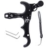 GQT Bow Release for Compound Bow, 4-Finger Archery Release Trigger,