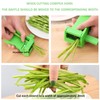 Runner Bean Slicer, 2 PCS Coleslaw Shredder, Vegetable Cutter for