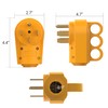 MICTUNING 125 250V 50Amp Heavy Duty RV Replacement Male Plug