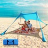 Beach Tent Sun Shelter - 9.8 x 6.5 Ft UPF50+