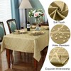 SASTYBALE Fall & Christmas Table Cloths, Damask Fabric Tablecloth Water