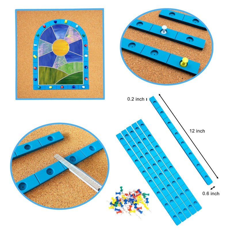 Stained Glass Supplies Kits, Glass Cutting Tools, Black Backed and