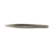 Hakko CHP 00-SA Fine-Tip Tweezers, Straight, Flat Tips, Non-Magnetic Stainless