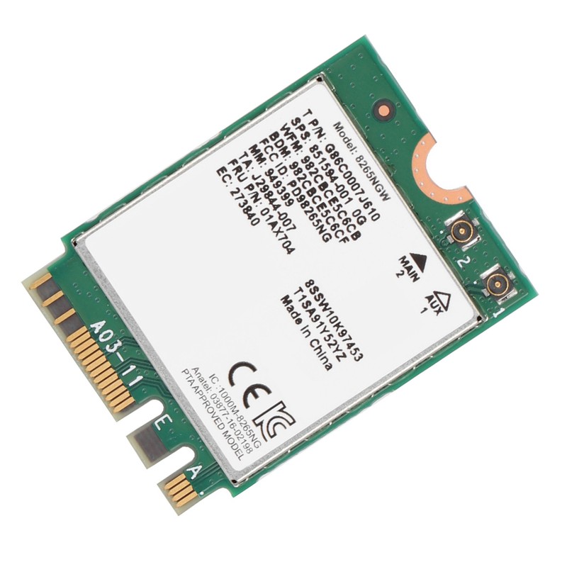 Bluetooth 4.2 For Intel 8265 867M 802.11AC 2.4G/5G Wireless Network