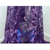 wowfabric4less123 PURPLE Embroidery Lace Fabric 50” Width Sold By The