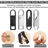 5# 20 Piece Zip Repair Kit Pull Tabs Replacement Zipper