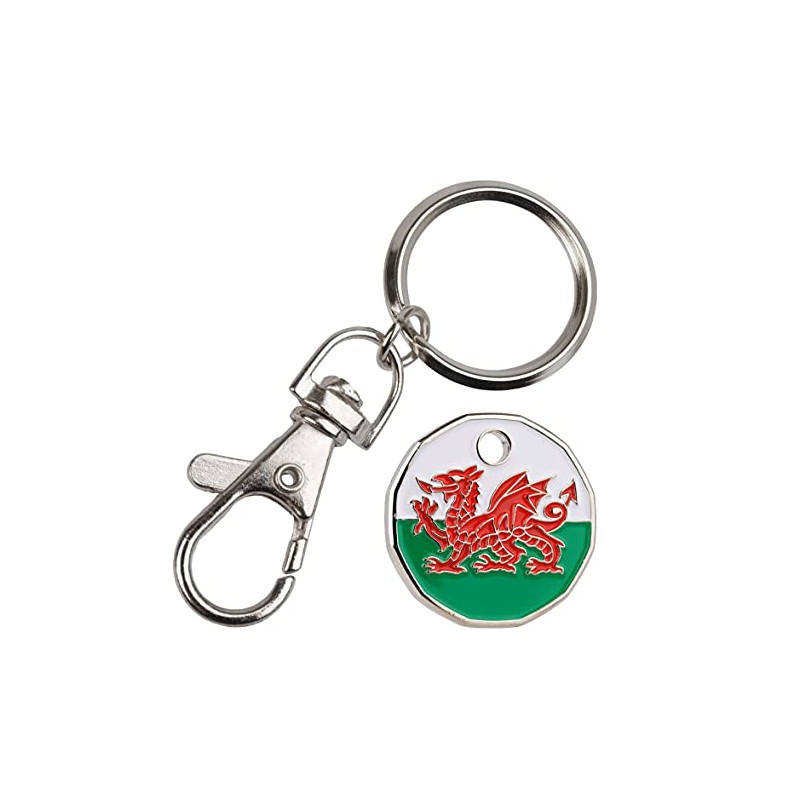 Harts 1 x Welsh Dragon New 12 Sided £1 size