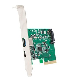 IO Crest IOCrest USB 3.1 Gen II 10Gbps 2-Port Full-Duplex Controller X4 Slot Card Type-C and Type-A Ports Components Other SI-PEX20189
