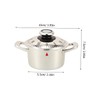 Ciieeo 2pcs Kitchen Timer for Boiling Eggs Manual Countdown Alarm