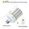 TSEXES 2 Pack LED Corn Bulb 150W,E39 Mogul Base,23700Lm 5000K