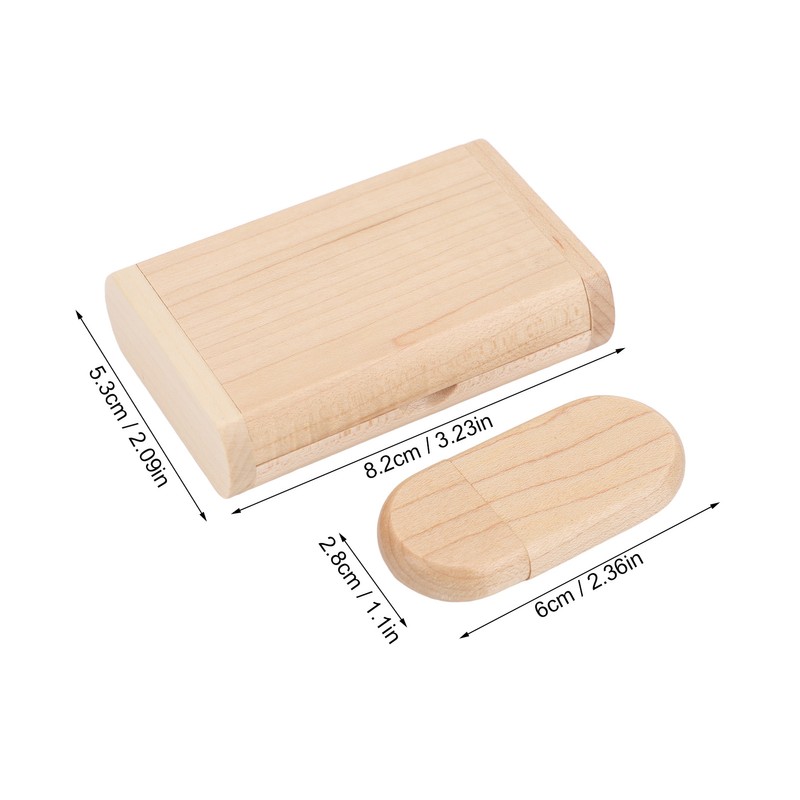 Wooden USB Stick Waterproof Anti Static Anti Magnetic USB Flash