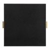 HofferRuffer Elegant Decorative Serving Tray, 20"x20" Square Faux Leather Ottoman