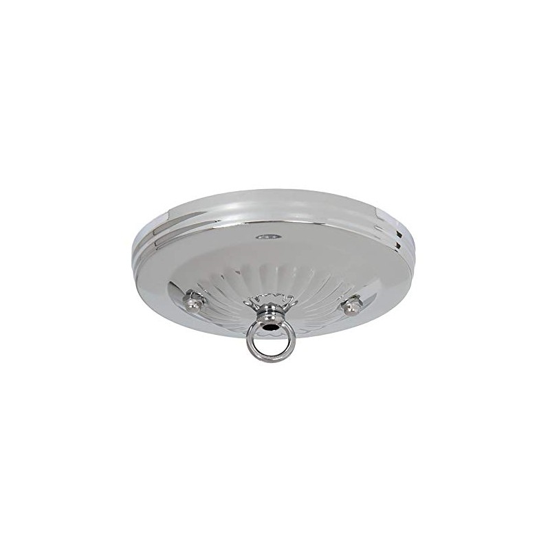 B&P Lamp® Nickel Plated Steel Canopy Kit, 5-1/8 Inch Diameter