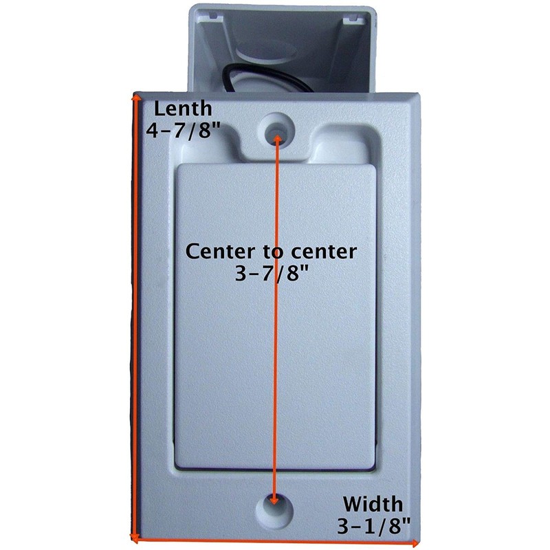 Central Vacuum Supervalve White Canplas - 791790W